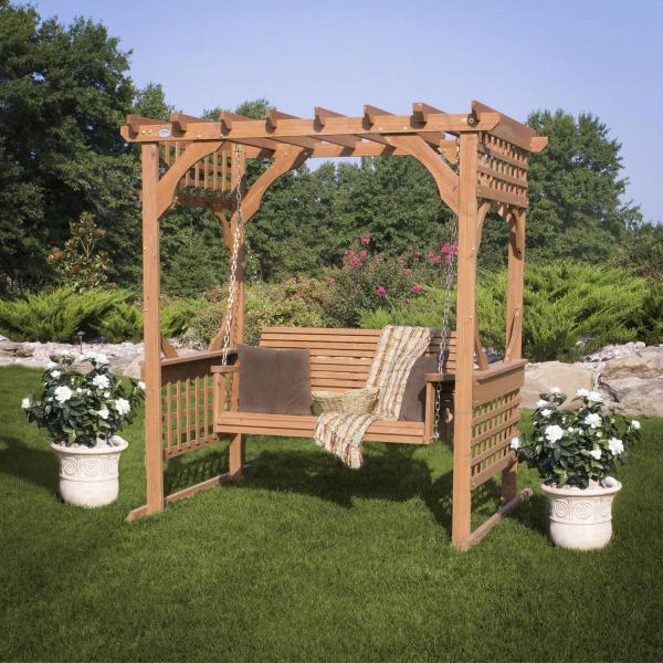 Wooden swing