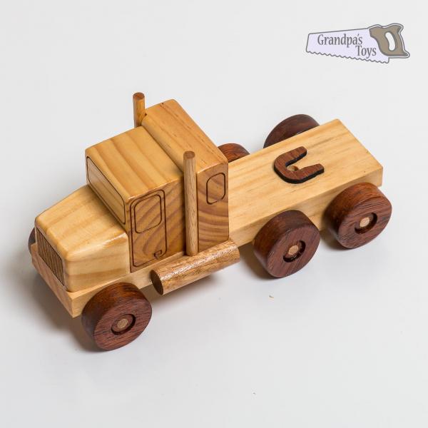 Wooden truck toy
