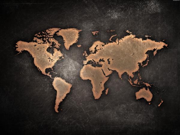 World Grunge Map