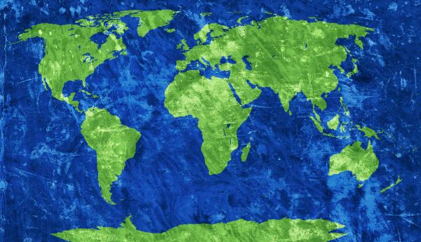 World Grunge Map