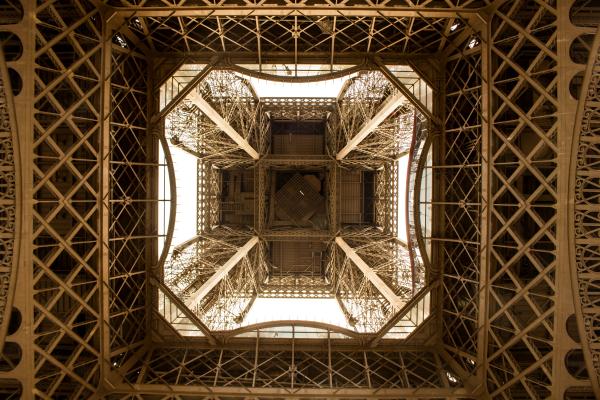 Worms Eye View Of Building Ceiling