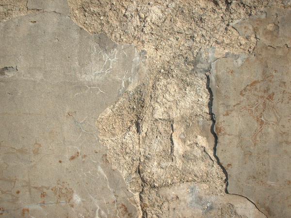 Worn concrete wall