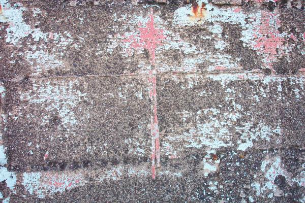 Worn concrete wall