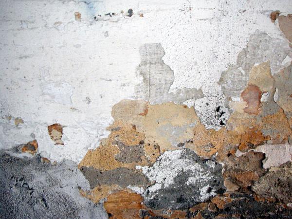 Worn concrete wall