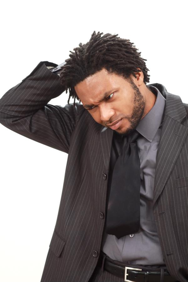 Worried businessman