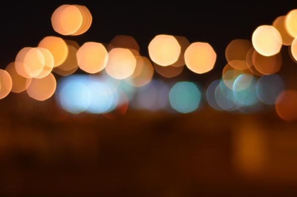 Yellow and Blue Lights