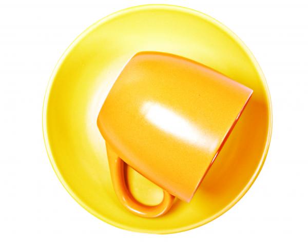 Yellow cup