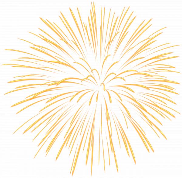 Yellow firework
