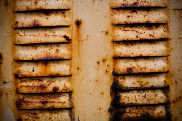 Yellow Rusted Metal Texture