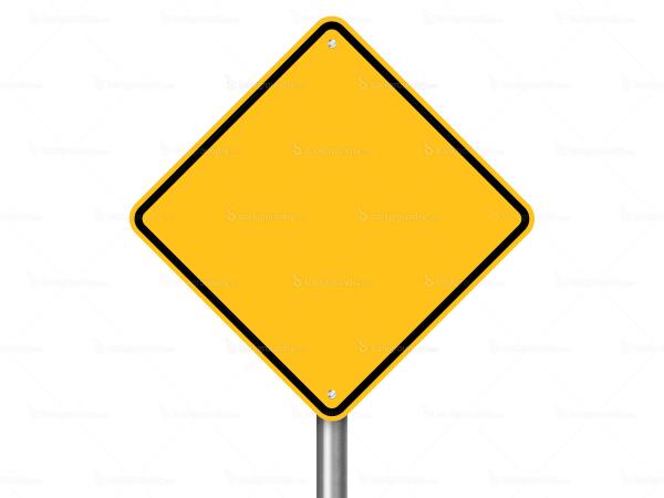 yellow sign
