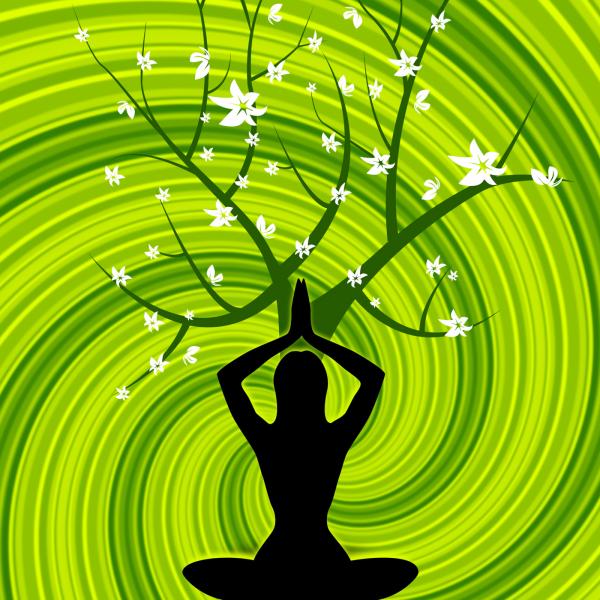 Yoga Pose Means Relaxing Relaxation And Balance