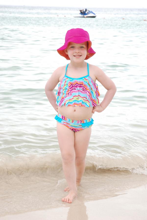 Young girl at the beach