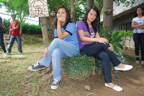 Young Girls Posing