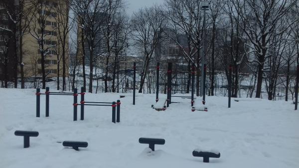 Спортивная площадка в посёлке Коммунарка
